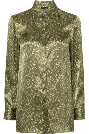 Kiton Abstract-print silk shirt