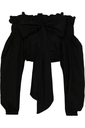 Patou Bow-detail crop top