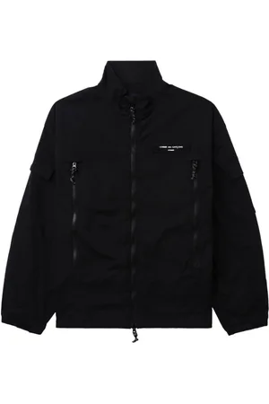 Comme des Garçons Logo-print zip-detail jacket