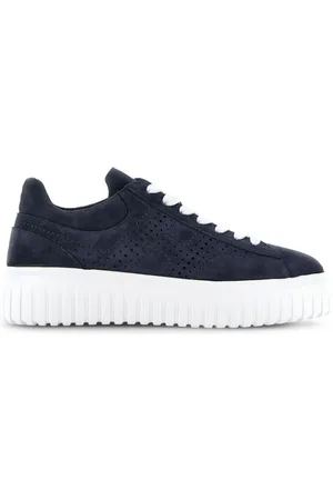 Hogan H-Stripes suede sneakers