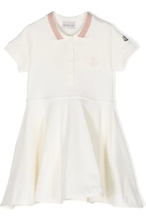 Moncler Flared piqué polo dress