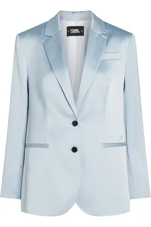 Karl Lagerfeld Single-breasted satin blazer