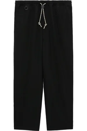 Comme des Garçons Drawstring straight-leg trousers