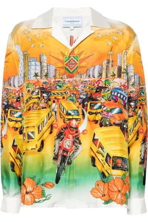 Casablanca Traffic silk shirt