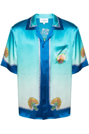 Casablanca Coquillage Coloré silk shirt
