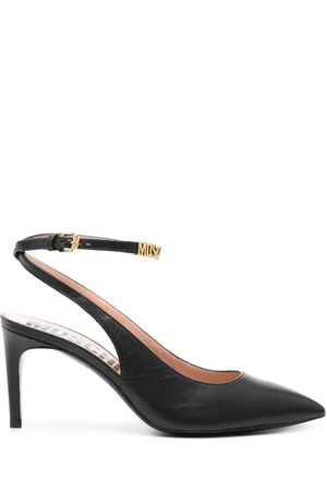 Moschino 80mm leather pumps
