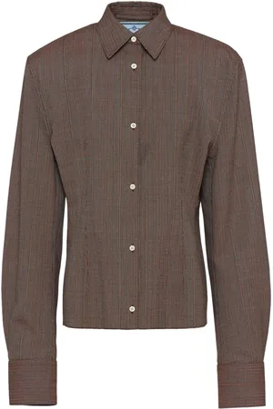 Prada Single-breasted pinstripe jacket