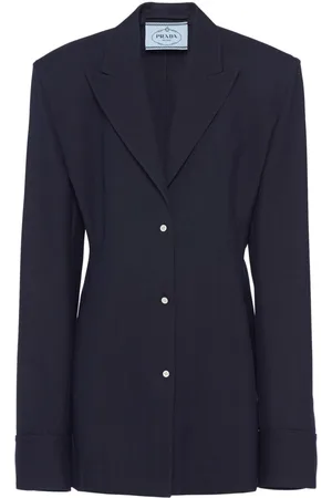 Prada Single-breasted pinstripe jacket