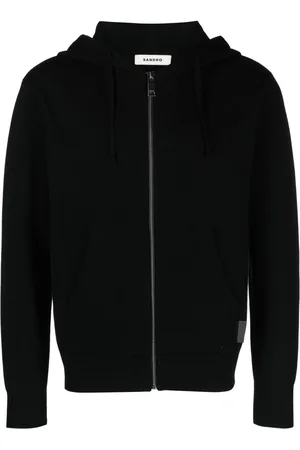 Sandro Zip-up long-sleeved hoodie