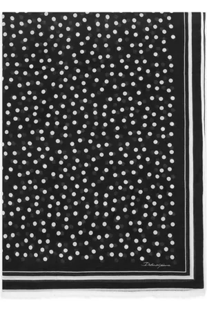 Dolce & Gabbana Polka dot-print modal-blend scarf