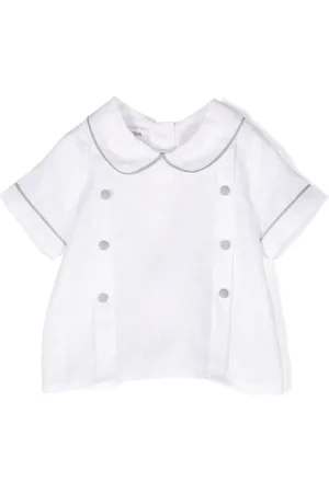 JESURUM BABY Double-breasted linen blouse