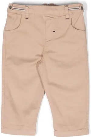 Tartine Et Chocolat Stripe-waistband stretch-cotton trousers