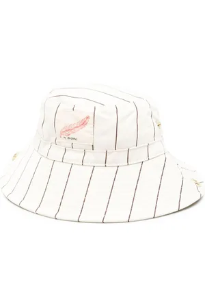 Mini Rodini Feather cotton bucket hat
