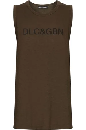 Dolce & Gabbana Logo-print cotton tank top