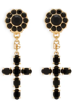 Dolce & Gabbana Cross pendant clip-on earrings