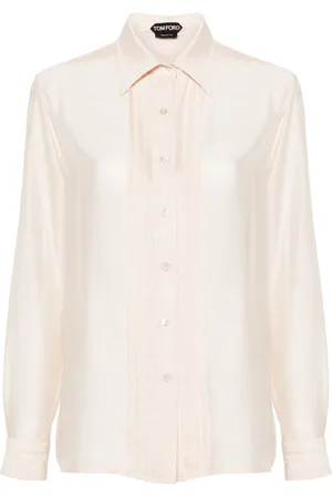 Tom Ford Pleat-detail silk shirt