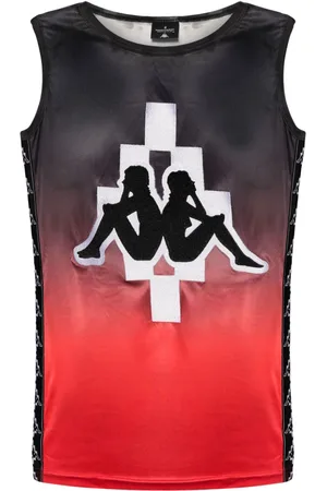 MARCELO BURLON X KAPPA logo-print gradient vest top