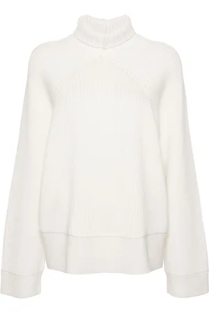 Totême High-neck ribbed jumper