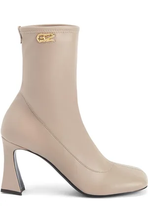 Giuseppe Zanotti Alethaa 85mm logo-plaque ankle boots