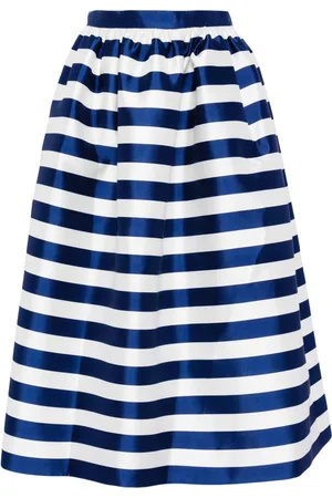 KIMHEKIM Striped flared skirt