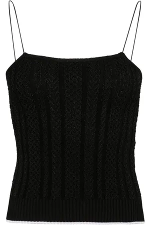 Jacquemus Le Haut Bella cable-knit top