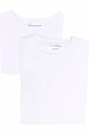 Victoria Beckham Logo patch organic cotton T-shirt