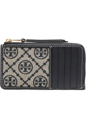 Tory Burch T Monogram zip card holder