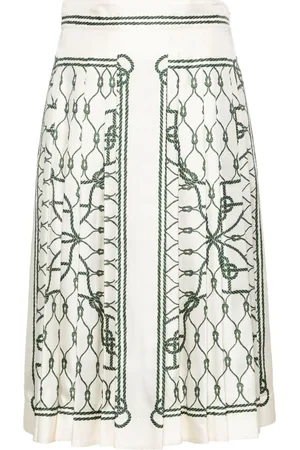 Tory Burch Graphic-print midi skirt