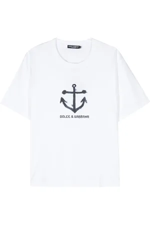 Dolce & Gabbana Marina-print cotton T-shirt