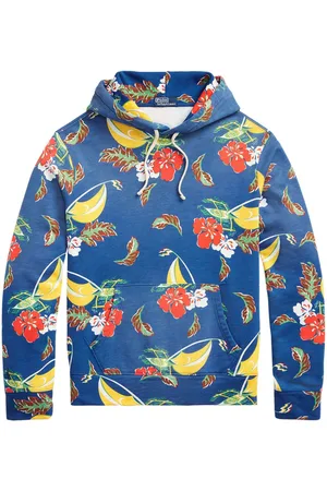 Ralph Lauren Graphic-print cotton-blend hoodie