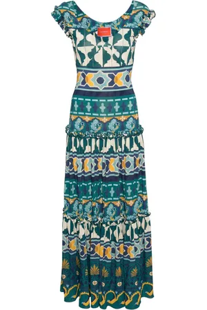 La DoubleJ Pimento graphic-print maxi dress