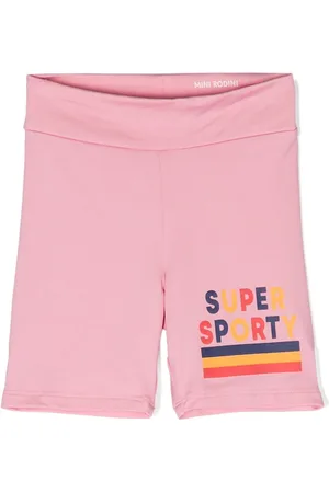 Mini Rodini Logo-print legging shorts