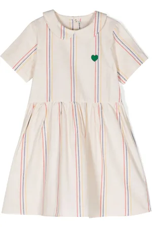 Mini Rodini Peter-pan collar striped dress