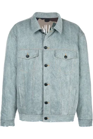 HACULLA Acid wash reversible denim jacket