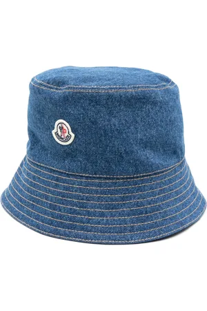 Moncler Logo-patch denim bucket hat