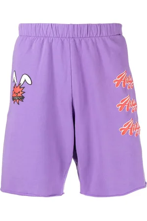 Natasha Zinko Slogan-print track shorts