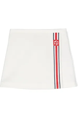 Gucci Interlocking-G piqué-weave skirt