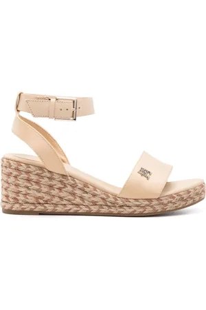 Tommy Hilfiger 60mm logo-plaque espadrillhes
