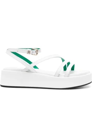 Tommy Hilfiger Strappy leather platform sandals