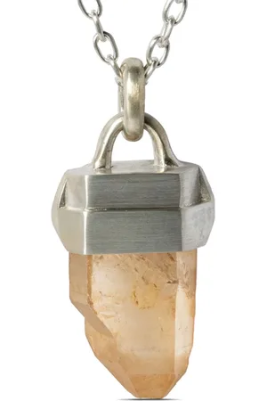 PARTS OF FOUR Talisman iron-quartz pendant necklace