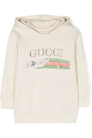 Gucci Web-detailed cotton hoodie