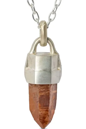 PARTS OF FOUR Talisman iron-quartz pendant necklace