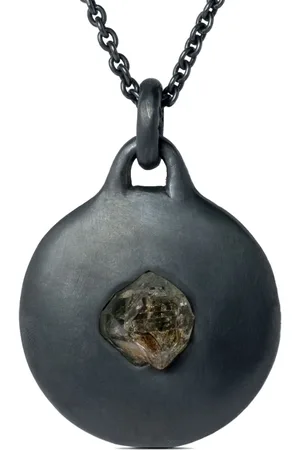 PARTS OF FOUR Disk quartz pendant necklace