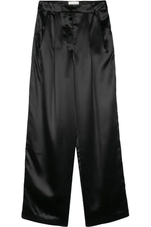 Loulou de Saison Satin straight trousers