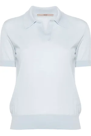 Nuur Polo-collar merino-wool T-shirt