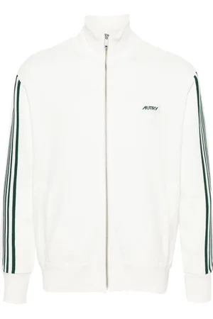 Autry Logo-patch zip-up sweatshirt