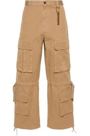 DARKPARK Distressed straight-leg trousers