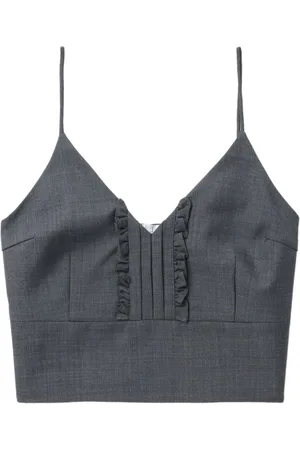 Shushu/Tong V-neck crop top