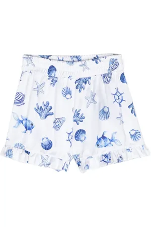 MONNALISA Sea life-print shorts