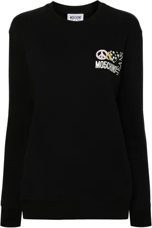 Moschino Logo-print cotton sweatshirt